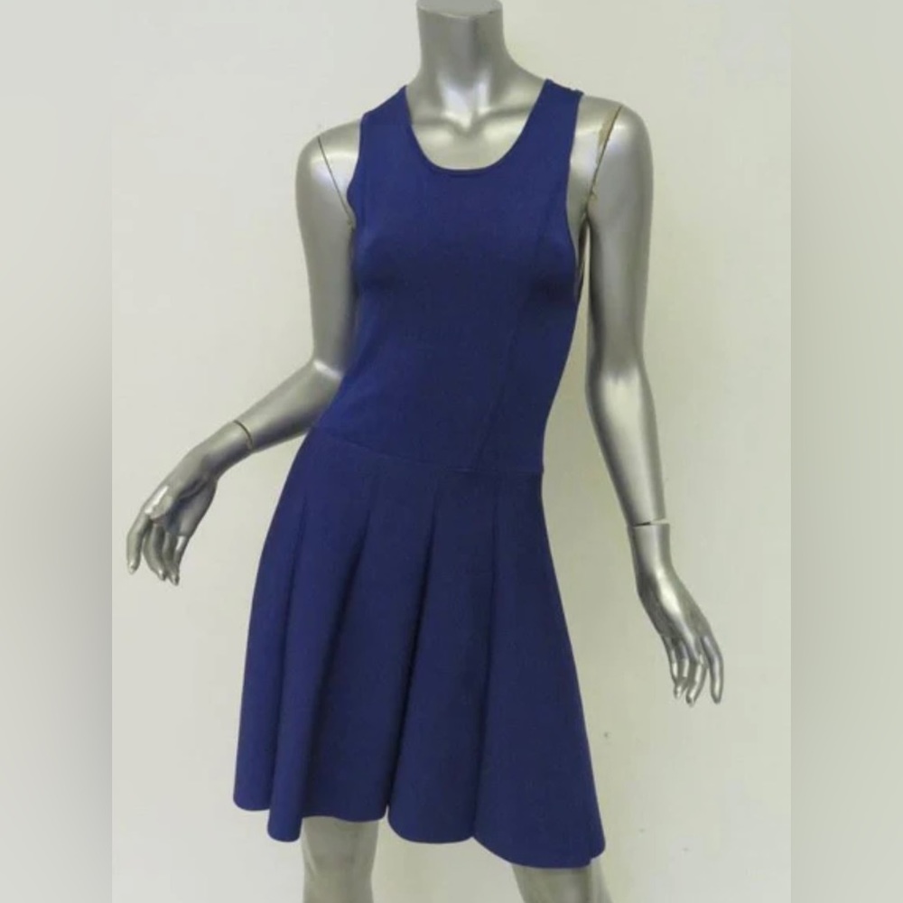 Parker dress royal blue